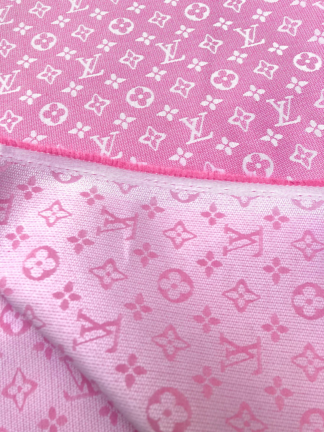 Barbie Pink LV Inspired Fabric for Handmade DIY Projects