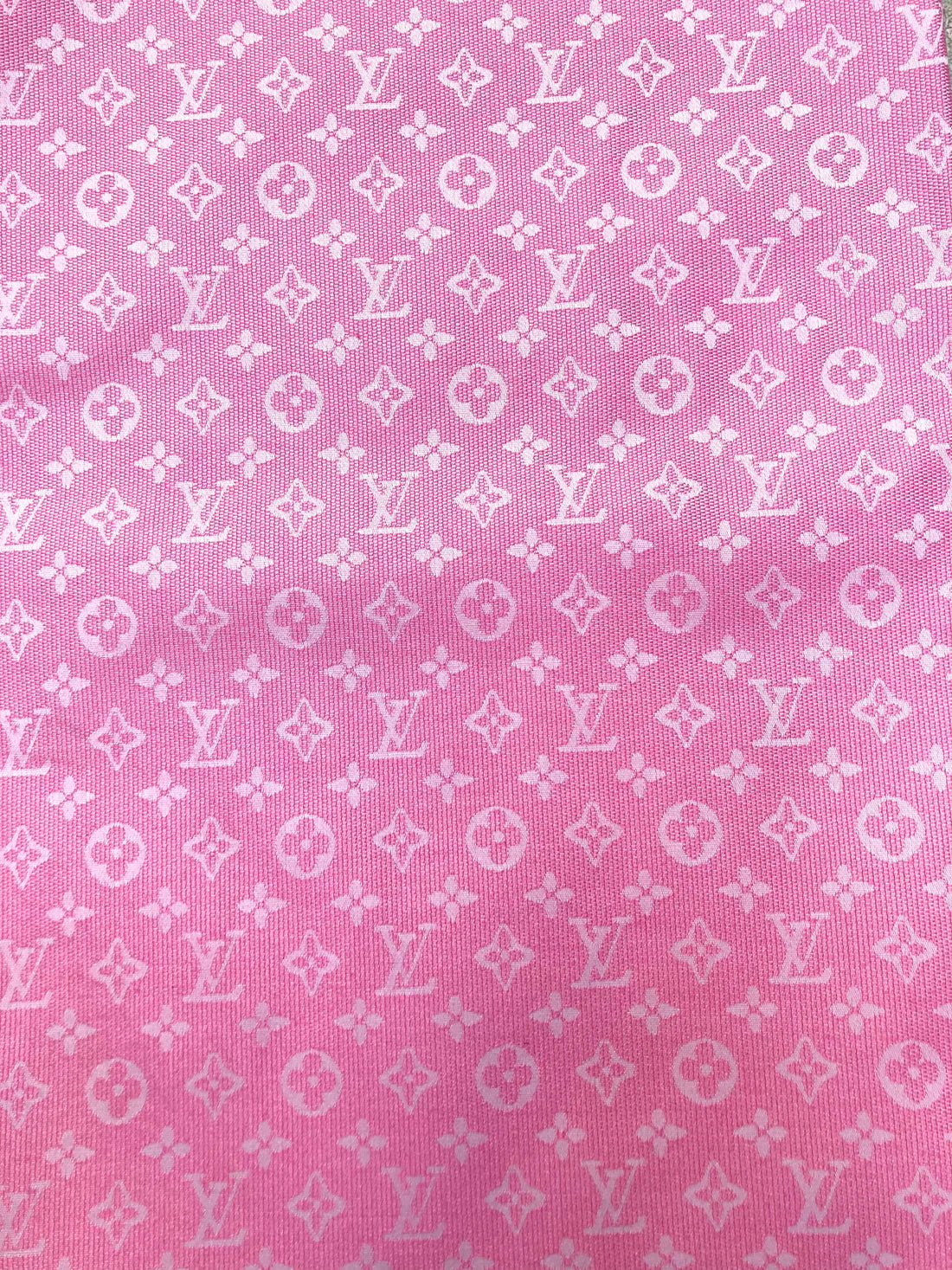 Barbie Pink LV Inspired Fabric for Handmade DIY Projects